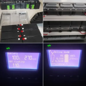 APC UPS online mode testing and battery efficiency verification - SAIG Marine