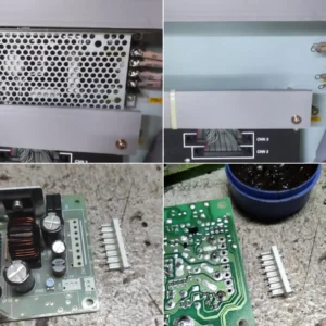 Industrial power supply unit (PSU) component-level PCB repair and connector restoration - SAIG Marine