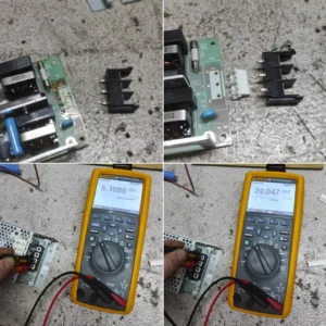 Validation of stable 5V and 24V DC outputs for industrial power supply units - SAIG Marine