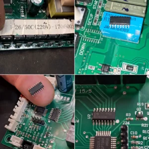 Marine ice maker control board repair, SMD soldering and component-level diagnostics - SAIG Marine
