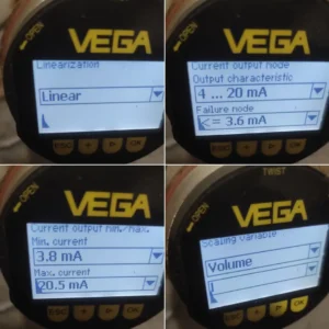 4-20mA loop tuning and output characteristic calibration for VEGA sensors - SAIG Marine