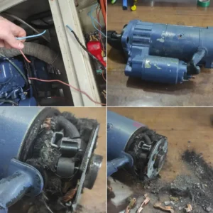 Marine vessel starter motor overhaul and internal cranking failure diagnostics - SAIG Marine